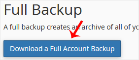 Download full backup