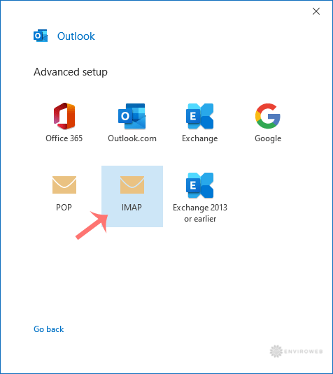 Select IMAP Option