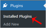 Installed Plugins Menu